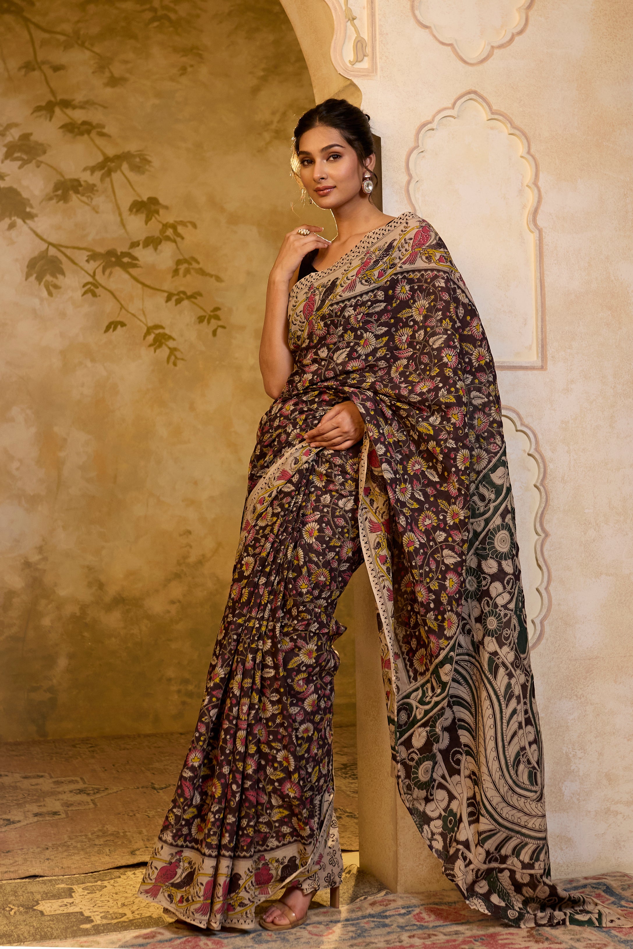 Brown Saree_3